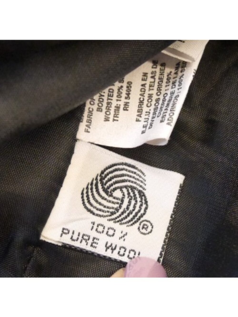 Christian Dior purple plaid wool suit jacket & pencil skirt Women's size 16 - Picture 6 of 10
